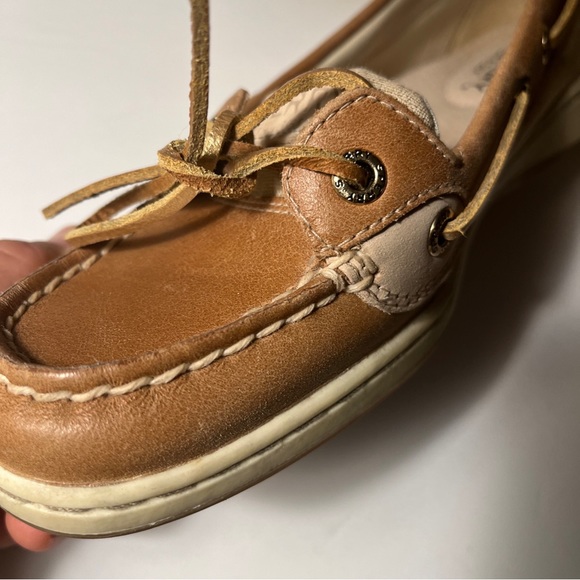 SPERRY Angelfish Metallic Boat Shoe, Size 7, used but in good condition - Picture 13 of 16